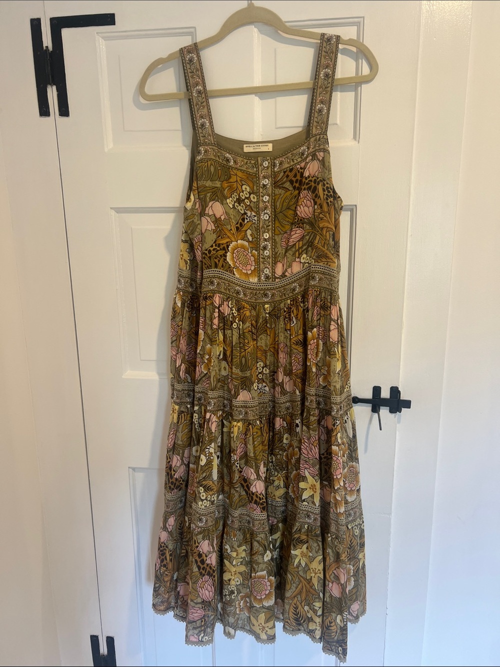 Spell & The Gypsy Jungle Midi Dress, SM